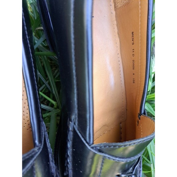 Mens 11 D Cole Haan Pinch Tassel Black Leather Loafer Dress Shoes 03506 main image 7